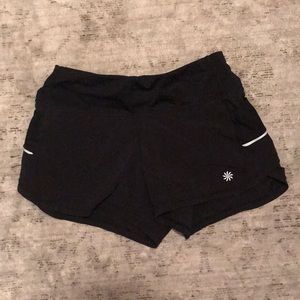 Black Athleta Shorts, XXS (00-0), 3 inches